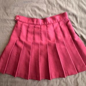American Apparel Tennis Skirt in True Blood (Maroon) / Small